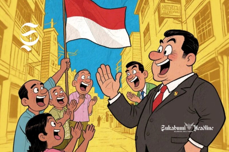 Ilustrasi memuji pejabat yang korupsi - sukabumiheadline.com