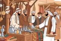 Ilustrasi pebisnis pada era Rasulullah SAW - sukabumiheadline.com