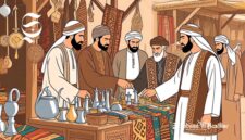 Ilustrasi pebisnis pada era Rasulullah SAW - sukabumiheadline.com