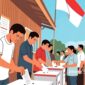 Ilustrasi pemilihan langsung di Indonesia oleh rakyat - sukabumiheadline.com