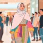 Ilustrasi wanita sedang hangout sendirian - sukabumiheadline.com