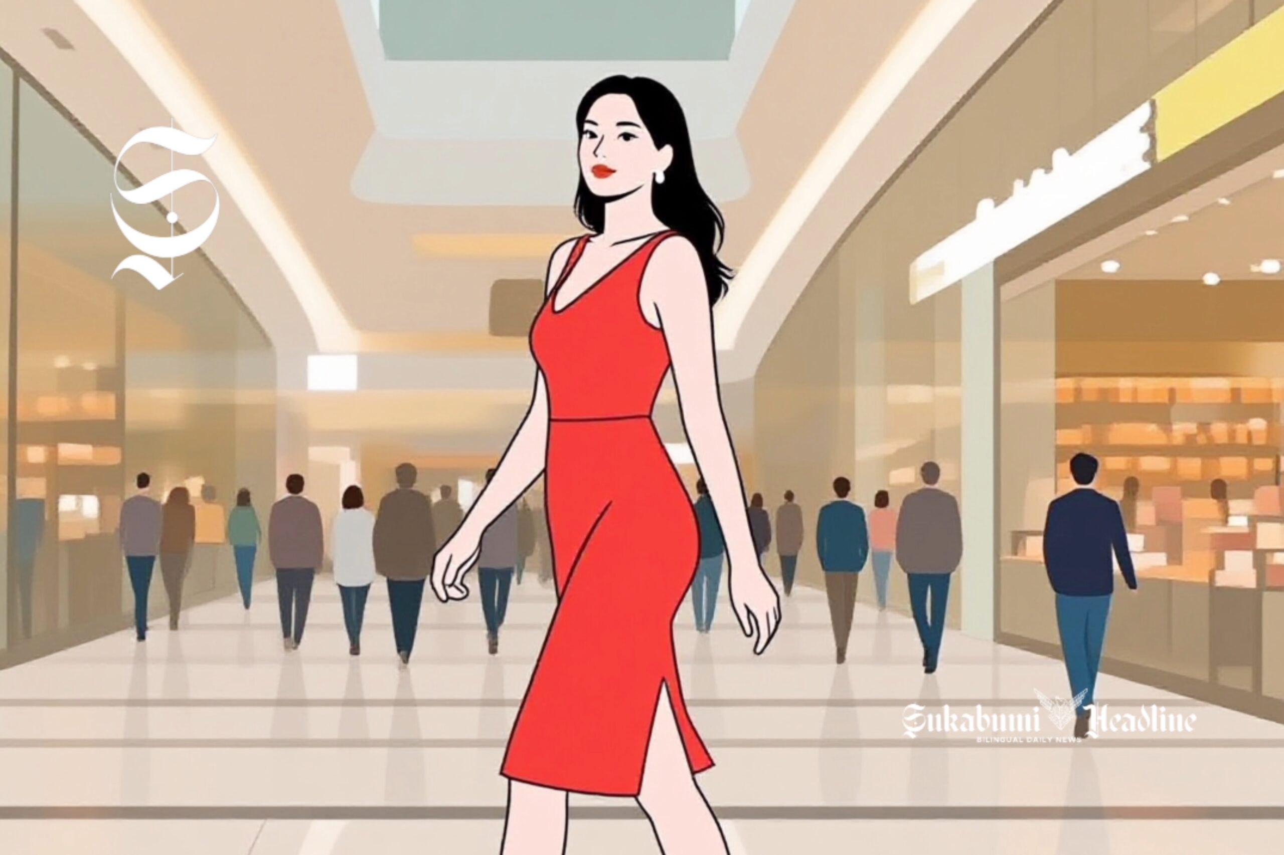 Ketika wanita masuk neraka, 4 pria akan dimintai pertanggungjawaban dan terseret 2 Ilustrasi perempuan memakai busana terbuka di ruang publik - sukabumiheadline.com