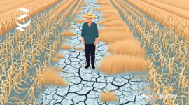 Ilustrasi petani mengalami gagal panen akibat kekeringan - sukabumiheadline.com