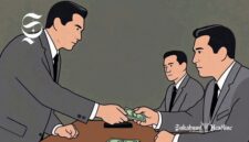 Ilustrasi praktik suap dan korupsi pejabat - sukabumiheadline.com