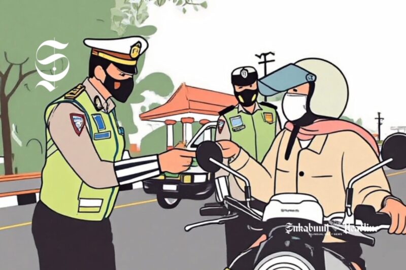 Ilustrasi razia polisi - sukabumiheadline.com