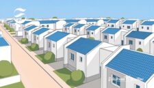 Ilustrasi rumah subsidi di kompleks perumahan - sukabumiheadline.com