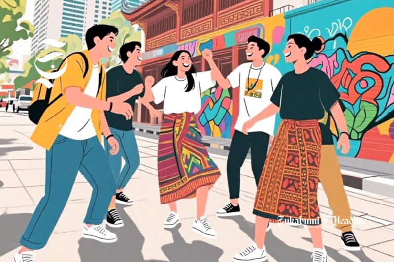 Ilustrasi sekelompok pemuda kreatif - sukabumiheadline.com