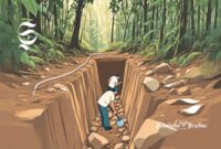 Ilustrasi tambang rakyat ilegal - sukabumiheadline.com