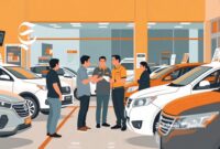Ilustrasi transaksi pembelian mobil di dealer - sukabumiheadline.com