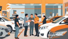 Ilustrasi transaksi pembelian mobil di dealer - sukabumiheadline.com