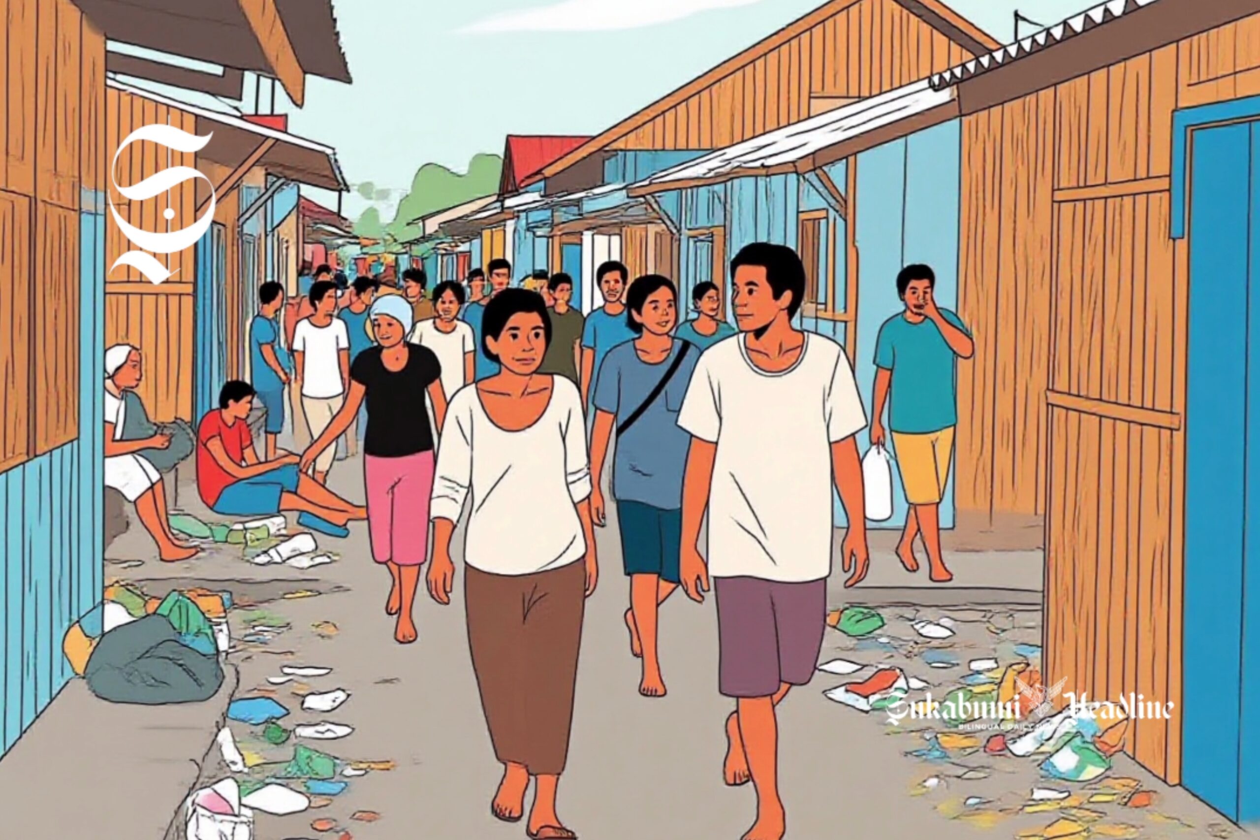 Ilustrasi warga miskin - sukabumiheadline.com