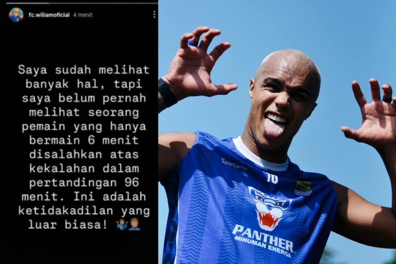 Unggahan story William Marcilio - Ist