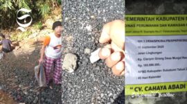 Proyek Jalan Lingkungan di Ciambar Sukabumi