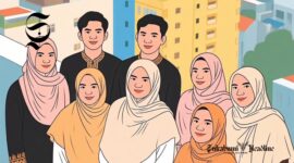 Ilustrasi Muslim dan Muslimah Gen Z - sukabumiheadline.com