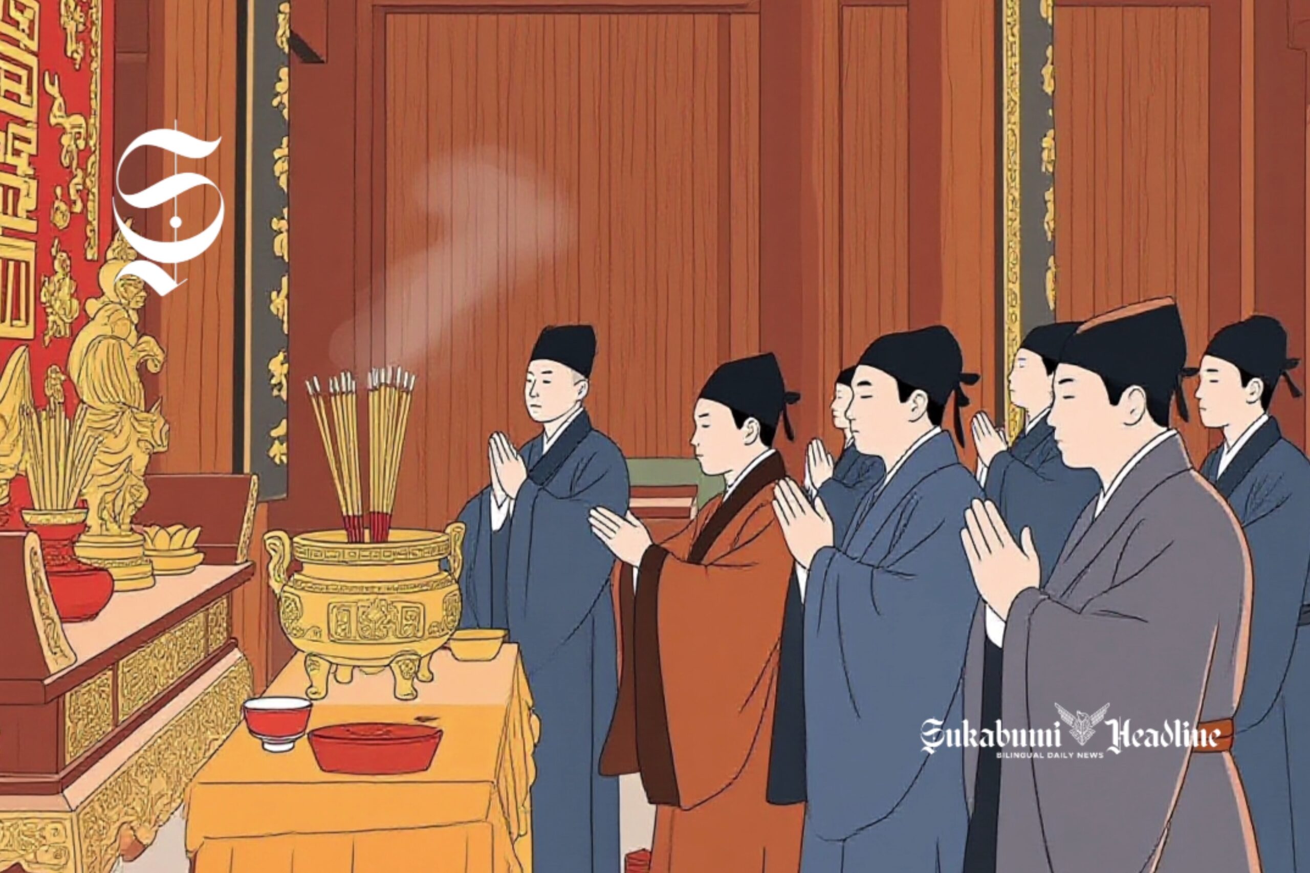 5 fakta Konghucu dan jumlah pemeluknya di Sukabumi 1 Ilustrasi pemeluk Konghucu sedang melakukan ritual keagamaan - sukabumiheadline.com