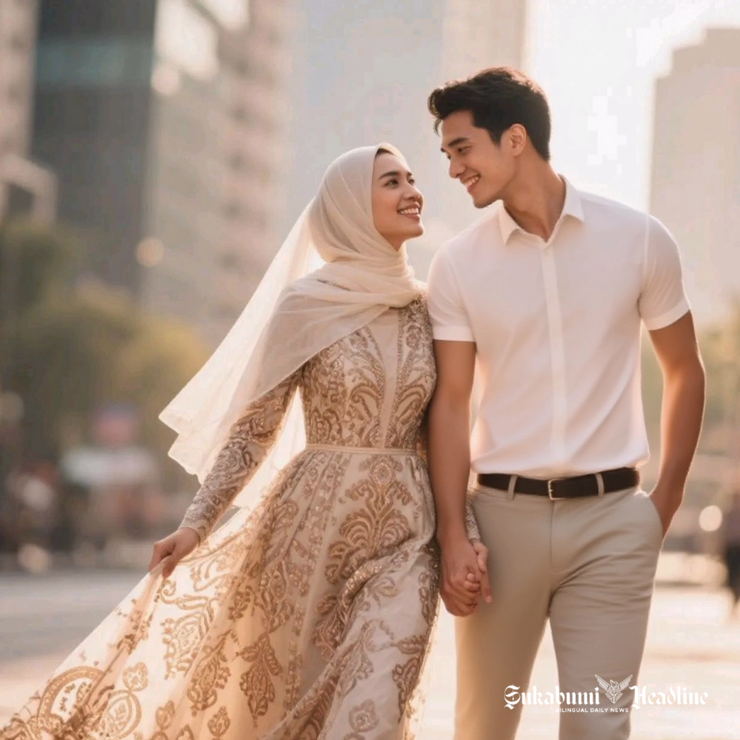 Rekomendasi untuk pebisnis, ini elemen kunci dan karakteristik utama tren busana 2026 3 Perpaduan gamis dengan belt antara gaya santai (effortless) dan elegan - sukabumiheadline.com