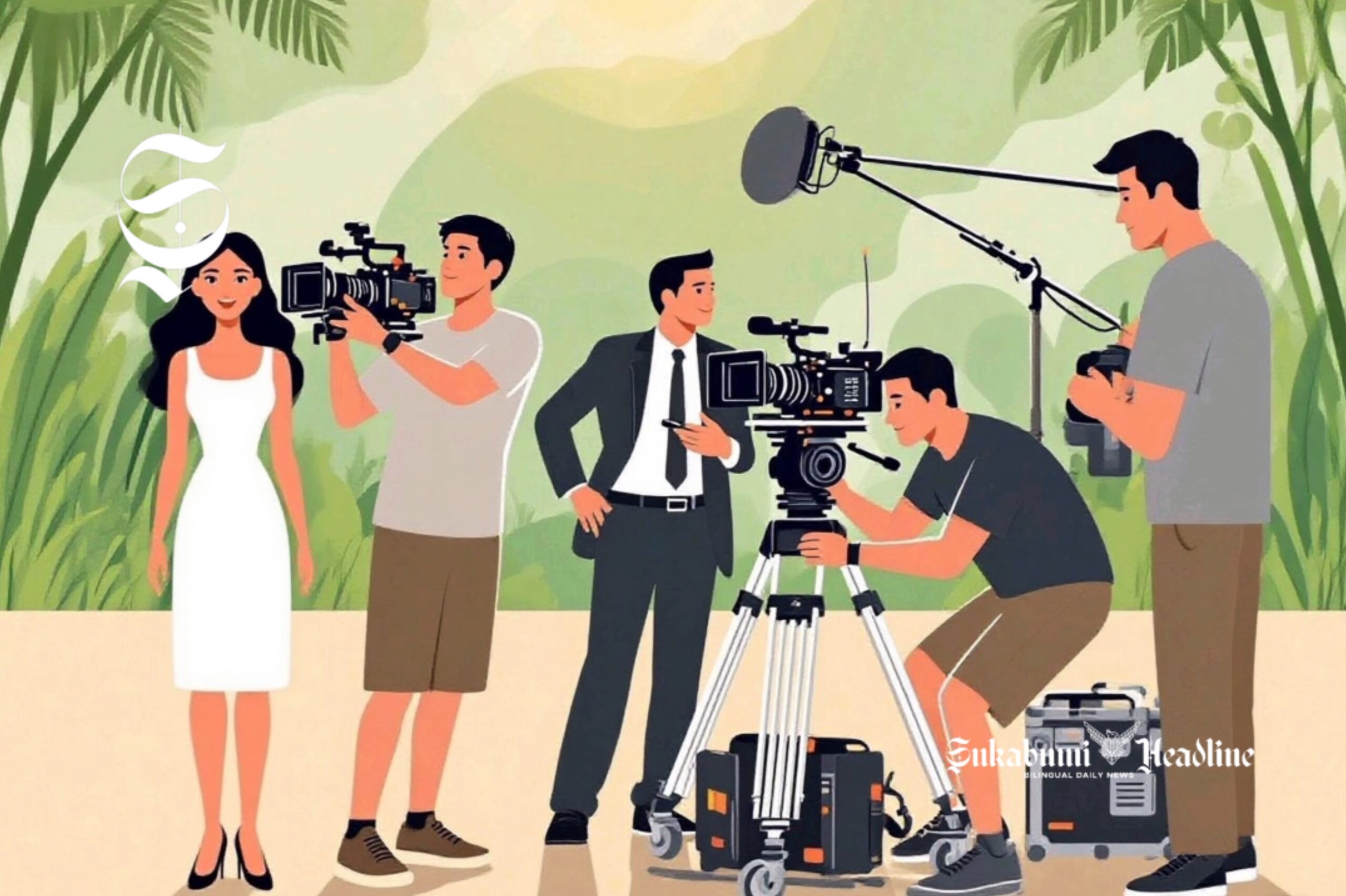 Mengenal 5 bagian istilah dalam dunia film, dari pra hingga pascaproduksi 2 Suasana syuting film outdoor - sukabumiheadline.com