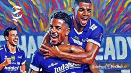 Thom Haye, Ramon Tanque dan Uilliam Baros selebrasi gol - sukabumiheadline.com