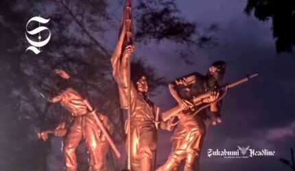 Tugu perjuangan Palagan Bojongkokosan Sukabumi - Aris