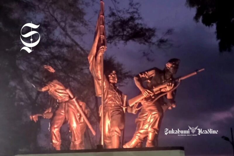 Tugu perjuangan Palagan Bojongkokosan Sukabumi - Aris