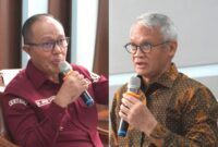 Wali Kota Sukabumi Ayep Zaki dan Wakil Ketua Komisi II Aria Bima - Pemkot Sukabumi