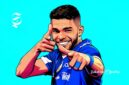 Berguinho merayakan gol untuk Persib Bandung - Ilustrasi sukabumiheadline.com