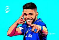 Berguinho merayakan gol untuk Persib Bandung - Ilustrasi sukabumiheadline.com