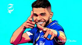 Berguinho merayakan gol untuk Persib Bandung - Ilustrasi sukabumiheadline.com
