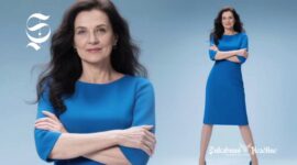 Busana kerja wanita Rusia dengan gaun seath A-Line warna biru - sukabumiheadline.com