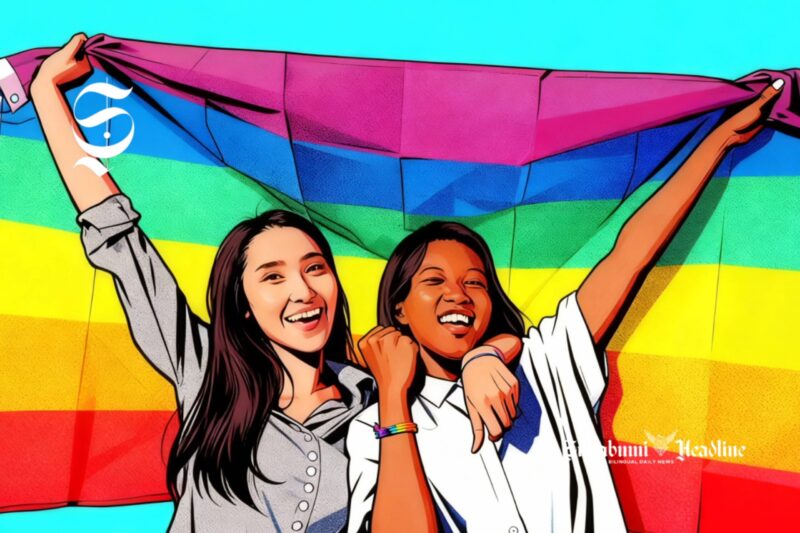 Dua perempuan LGBT - Ilustrasi sukabumiheadline.com