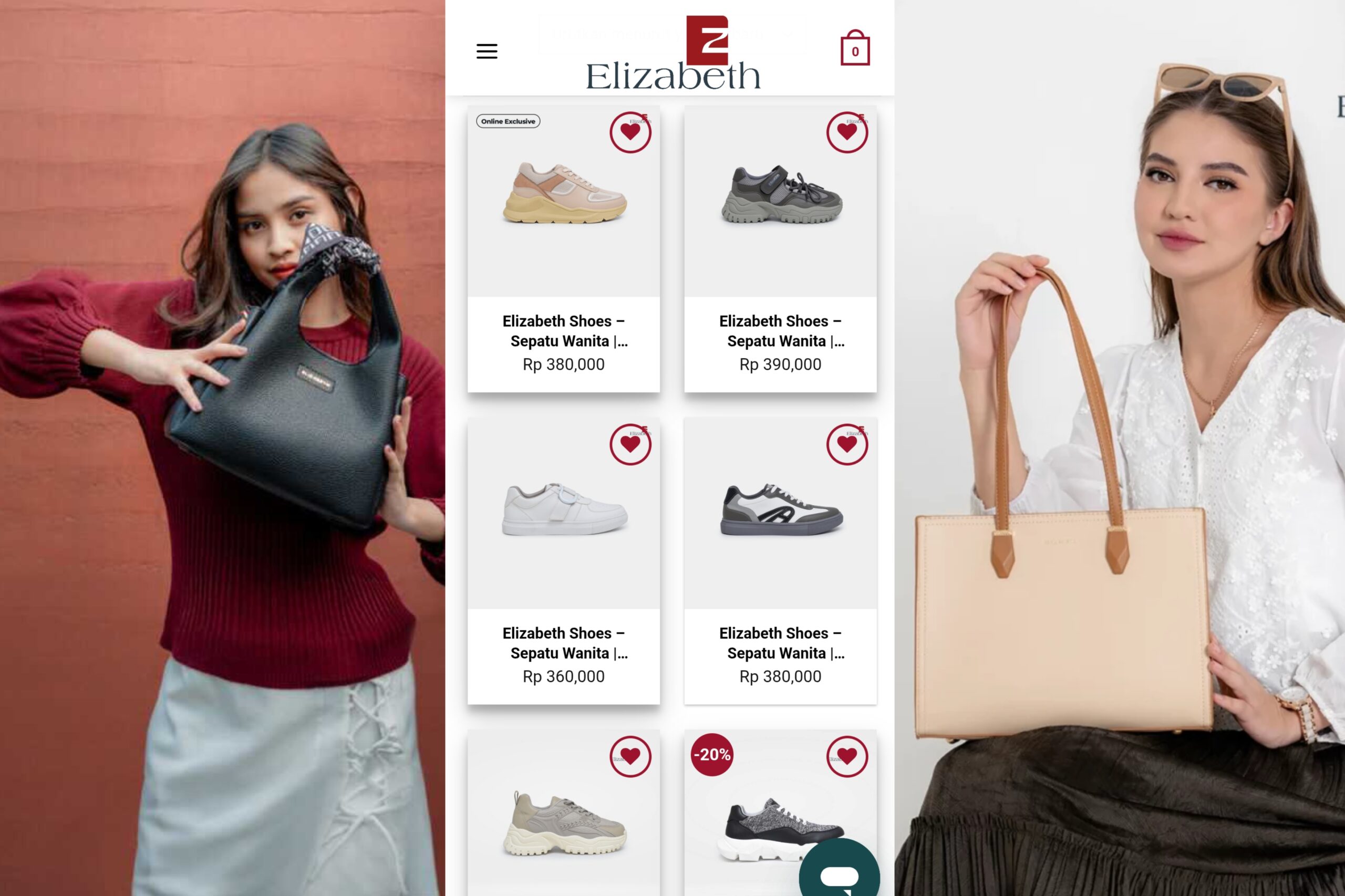 Belanja online fesyen lokal berkualitas di Elizabeth, ada ribuan produk dan gratis ongkir 1 Elizabeth online shop - Elizabeth