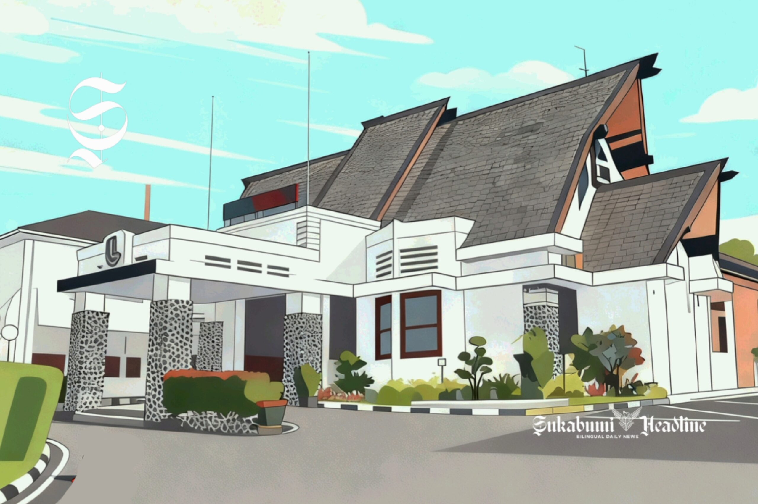 Jejak sejarah 1 April, dari April Mop, Hari Jadi Kota Sukabumi dan Blitar hingga Okinawa 1 Ilustrasi Balai Kota Sukabumi - sukabumiheadline.com