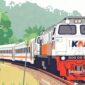 Ilustrasi KA Siliwangi relasi Sukabumi-Bandung - sukabumiheadline.com