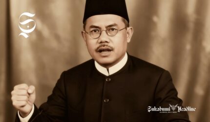 Ilustrasi Pahlawan Nasional asal Sukabumi, KH Ahmad Sanusi - sukabumiheadline.com