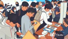 Ilustrasi antrean pelamar kerja didominasi laki-laki - sukabumiheadline.com