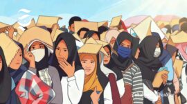 Ilustrasi antrean pencari kerja didominasi perempuan - sukabumiheadline.com
