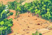 Ilustrasi kawasan hutan sisa pembalakan - sukabumiheadline.com