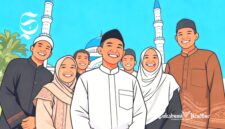 Ilustrasi keluarga Muslim Indonesia - sukabumiheadline.com