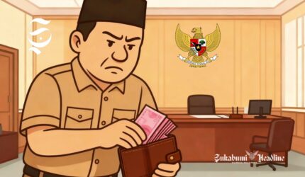 Ilustrasi korupsi kepala desa - sukabumiheadline.com