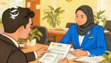 Ilustrasi meminjam uang untuk modal bisnis ke bank syariah - sukabumiheadline.com