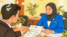 Ilustrasi meminjam uang untuk modal bisnis ke bank syariah - sukabumiheadline.com