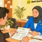 Ilustrasi meminjam uang untuk modal bisnis ke bank syariah - sukabumiheadline.com