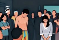 Ilustrasi pasangan di luar nikah digrebek warga - sukabumiheadline.com