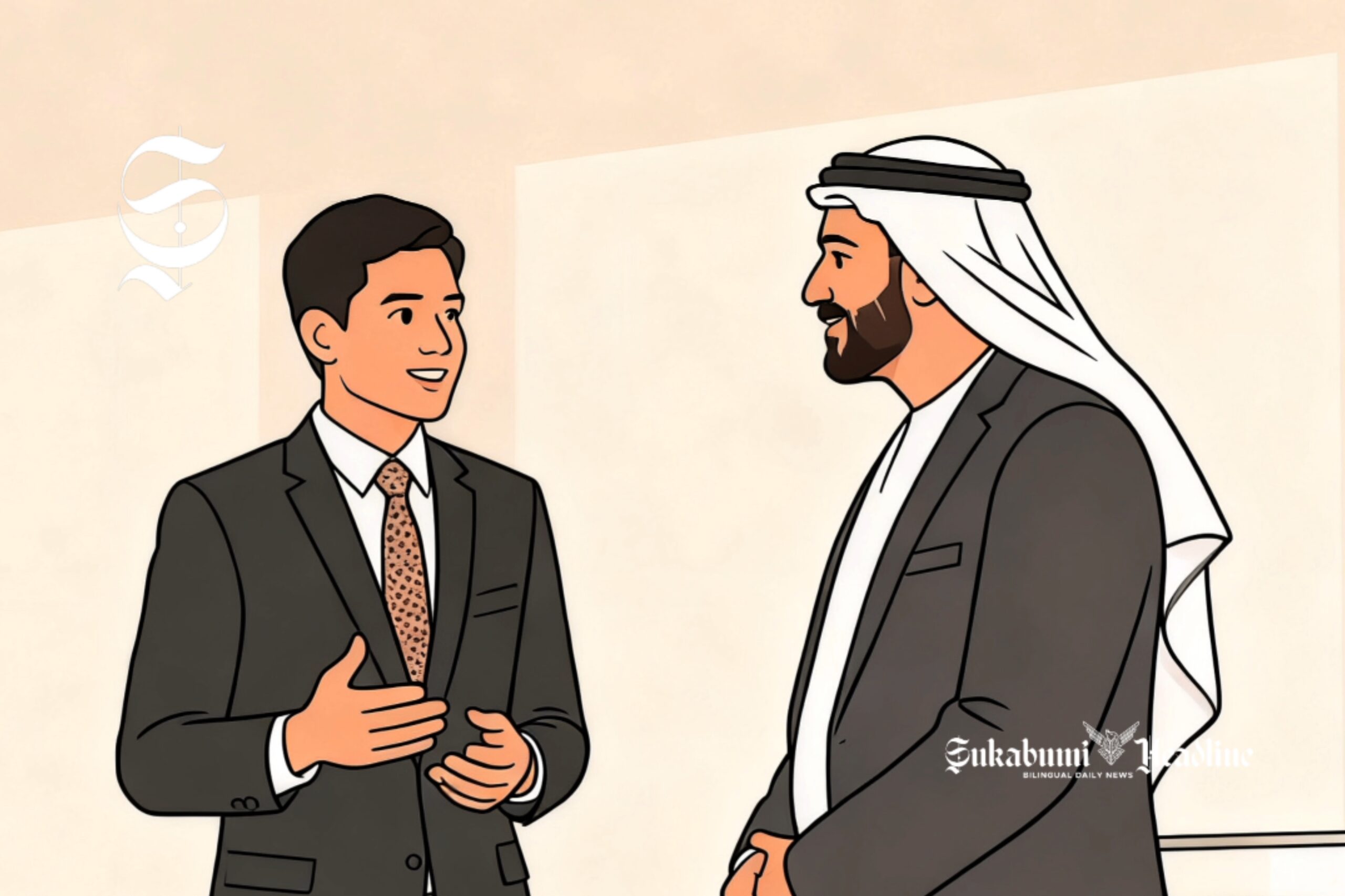 Wajib dipelajari! Ini 7 bahasa asing dibutuhkan di masa depan dan penjelasannya 1 Ilustrasi pegawai di Indonesia berbicara dalam bahasa Arab - sukabumiheadline.com