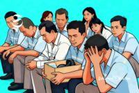 Ilustrasi pegawai korban PHK - sukabumiheadline.com