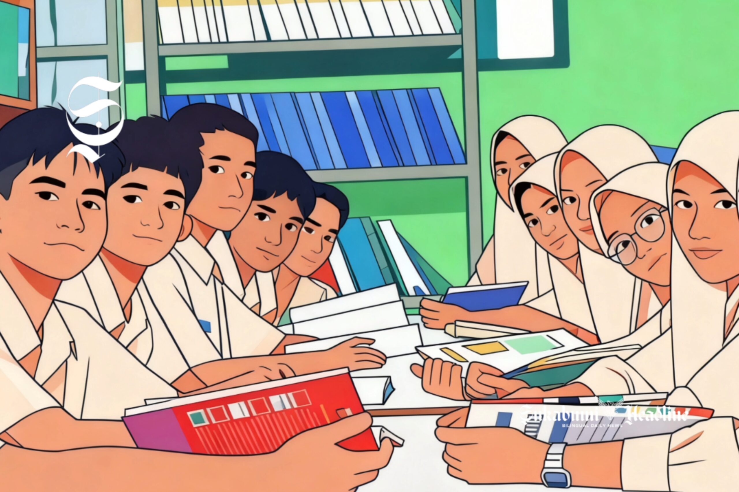 Ada ribuan madrasah diniyah, berapa jumlah MI, MTs dan MA di Sukabumi? 3 Ilustrasi pelajar Madrasah Tsanawiyah atau MTs - sukabumiheadline.com