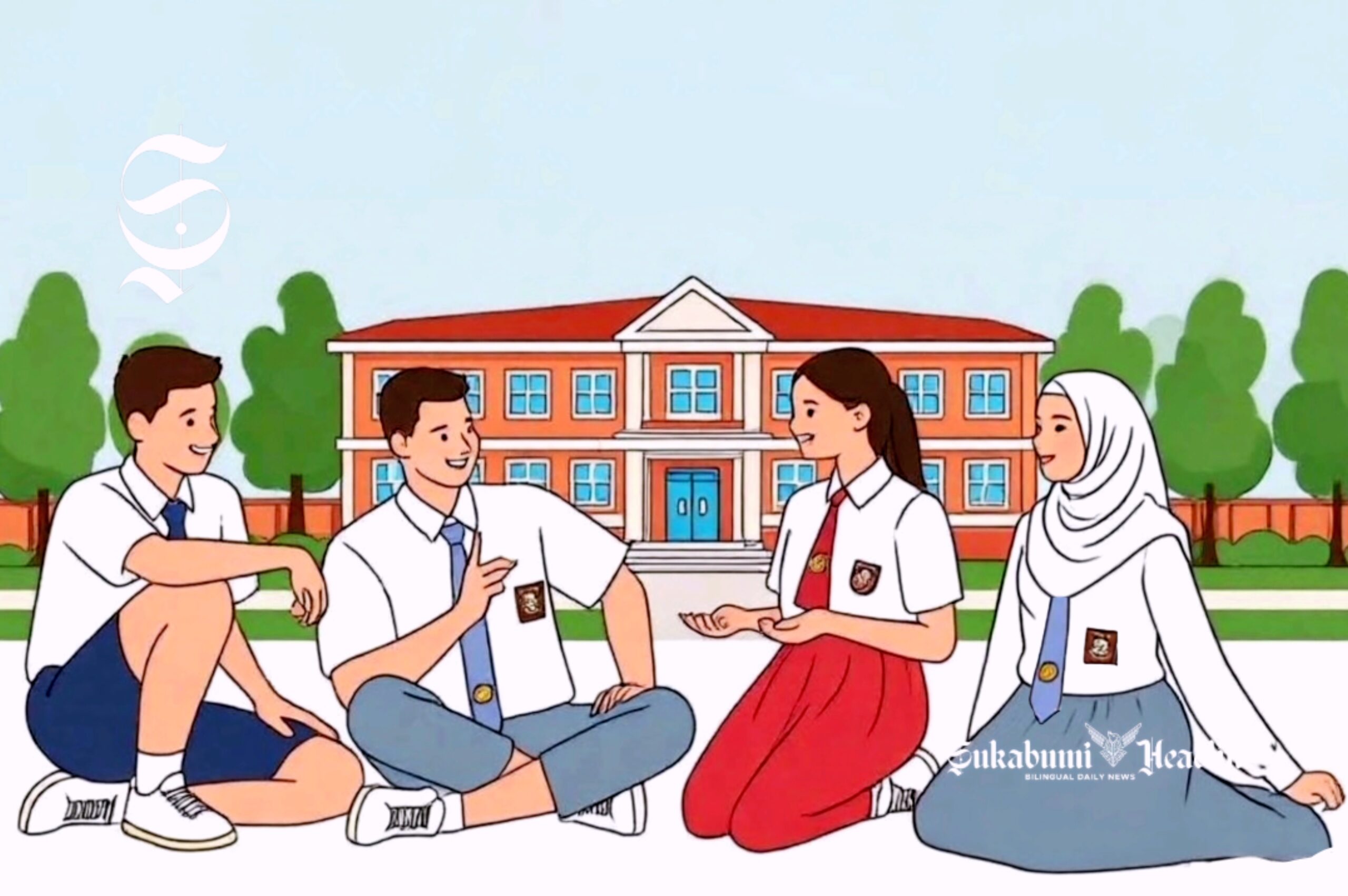 5 fakta Bojonggenteng: Kecamatan terkecil sentra industri palet kayu Sukabumi 1 Ilustrasi pelajar SD, SMP, dan SMA - sukabumiheadline.com