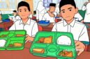 Ilustrasi pelajar penerima program Makan Bergizi Gratis atau MBG - sukabumiheadline.com