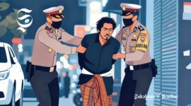 Ilustrasi pelaku tindak pidana ditangkap polisi - sukabumiheadline.com