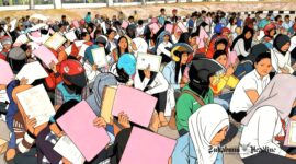 Ilustrasi pengangguran sedang antre menunggu diterima kerja - sukabumiheadline.com